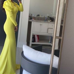 Yellow Evening Gown
